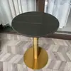 Restaurante de comida rápida, cafetería escolar, mesa de comedor de pizarra, local comercial de té de leche, área de descanso para el servicio de restaurante, mesas y sillas de reunión rectangulares y pequeñas redondas