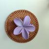 Diseño de Nicho Europeo y Americano Clip para la Parte Posterior de la Cabeza con Flor de Bauhinia Verano Horquilla con Flor de Huevo Elegante Clip de Tiburón Accesorios para el Cabello para Mujeres