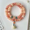 Pulsera Bodhi de Dropshipping Tamaño Grande Círculo Único 108 Cuentas Pulsera de Doble Círculo Estilo Vintage Pulsera Bodhi