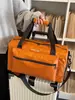 Bolsa de Viagem Curta da Moda de Grande Capacidade para Mulheres, Mala Leve para Homens, Bolsa Transversal para Esportes e Fitness