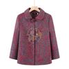 Ropa de primavera para mujeres mayores, abrigo de abuela con solapa, traje Tang, ropa de estilo occidental para señoras mayores, chaqueta de primavera y otoño de manga larga para madres.