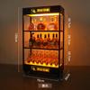 Bar de tres capas luminoso para vinos LED vino tinto vino extranjero cerveza Vitrina KTV creativo móvil gabinete de champán estante para vinos