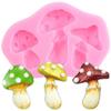 Pilha de árvore, fondant, molde, cerca de jardim, molde de silicone, grama flor, cogumelo, chocolate, doces, molde, molde de decoração de bolo