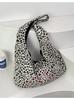 Bolso de Lona con Estampado de Leopardo Transfronterizo para Mujer, Gran Capacidad, Nuevo Bolso Cruzado de Hombro Casual Primavera y Verano 2026, Bolso Tote para Estudiantes