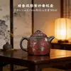Fragrância Escura e Sombras Esparsas Bule Qin Quan, Esculpido à Mão por um Mestre de Argila Roxa, Bule Estilo Antigo Estilo Chinês para Uso Doméstico, Conjunto de Chá Kung Fu com Bule Único