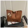 Bolsa de Ombro Tote Casual Nova 2025 Feminina Moda Commuter Seda Grande Capacidade Retrô