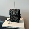 2025 Nueva Moda Costura Estilo Étnico Bordado Casual Simple Gran Capacidad Bolso de Hombro Cruzado Bolso Cuadrado Pequeño Bolso para Teléfono Móvil