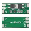 2 cordas de placa de proteção de fosfato de ferro e lítio 6,4V placa de proteção de bateria de lítio 7,4V carga 8,4V corrente 8A limite de corrente 10A
