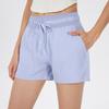 Calças de Yoga Cintura Alta Shorts Esportivos Casuais para Mulheres Elásticos Levanta Bumbum Secagem Rápida Respiráveis Calças de Corrida Versátil Calças de Fitness para Dança