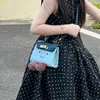 Otoño 2026 Nuevo Mini Bolso Kelly Estilo Padre-Hijo para Niños Bolso de Mano Cruzado Bolso de Mano de Dibujos Animados Texturizado Bolso de Hombro
