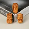 Grânulos de Sandália Finamente Esculpidos de Buda Ksitigarbha Acessórios para Joias DIY Pulseira de Contas Feita à Mão Materiais