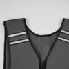 Chaleco reflectante de peso para la noche con pesas de hierro suaves y correas ajustables para pruebas de aptitud física, correr y entrenamientos en el gimnasio