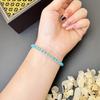 Pulseira Vietnamita Sha Jinjiu Não Desbota Pulseira da Maré Nacional Contas Azuis e Verdes Pulseira de Temperamento Feminina Natural Nicho Fabricantes Atacado