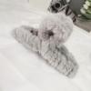 Shark Clip Korean ins Hairpin Plush Hair Grab Clip Mao Mao Back of Head Hairpin Acessórios de cabelo estilo coreano feminino Outono e inverno