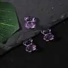 Accesorios para Adornos de Acrílico Conejo Transparente Material para Hacer Manualidades con Cuentas Colgante de Conejo Lindo Accesorios para Accesorios del Cabello
