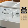 Cesta Colgante para Congelador, Estante de Almacenamiento para Refrigerador, Cesta Colgante para Gabinete, Divisor en Capas, Cesta de Malla Organizadora, Estante de Almacenamiento Multifuncional