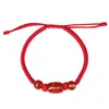 2026 Año del Caballo, el Año de Nacimiento, Pulsera de Cuerda Roja, Doce Signos del Zodiaco, Tigre, Mono, Cerdo y Dragón, Pulsera Trenzada de Ágata, Regalo para Hombres y Mujeres