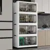 Armario de Almacenamiento Plegable sin Instalación Armario para Snacks y Juguetes Armario de Almacenamiento de Gran Capacidad Multicapa de Alta Calidad Estantería a Prueba de Polvo para el Hogar