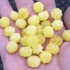 Cera de Abelha Artificial Contas de Abóbora Contas Soltas Flor Branca Melão Bênção de Arroz Miçangas para DIY Pulseira Colar Acessórios de Joias Contas Artesanais Atacado
