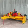 Niveladora de terra a laser, máquina de nivelamento de terra agrícola a laser rebocada por trator, nivelamento automático hidráulico