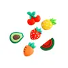 Piña Fresa Fruta Simulada Resina Accesorios Pequeños Hechos a Mano DIY Funda para Teléfono Móvil Imán para Refrigerador Agujero Hebilla de Zapato Accesorios
