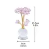 Dazi Lotus Nordic Light Decorações de Sala de Estar de Luxo Presente de Aniversário Criativo Artesanato de Cristal Ornamentos
