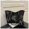 Bolsa de Hombro para Estudiante 2026 Nuevo Estilo para Mujer, Bolso de Hombro Único, Rayas, Gran Capacidad, Bolso Tote Casual para Viaje