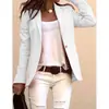 Nuevo blazer de manga larga ajustado para mujer, de comercio exterior 2026, europeo y americano, para Amazon transfronterizo, adecuado para el trabajo