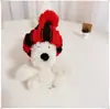 [Solo Ropa] Ropa para Cachorros West Highland Accesorios Lindos Suéter Sombrero Set de Abrigo
