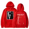 [Código Europeu Transfronteiriço] Blusa com Capuz Hip Hop do Álbum Musical Trilogy do The Weeknd