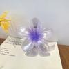 Europa y Estados Unidos transfronterizo galvanoplastia alto nivel sentido de clip de huevo flor flor de plástico horquilla hermosa alto nivel elegante accesorios para el cabello