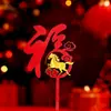 2026 Año del Caballo Decoración Acrílica para Pastel de Año Nuevo Nochevieja Bendición del Año del Caballo Suministros para Fiesta de Año Nuevo Inserto para Pastel