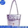 Bolsa Transversal de Algodão Espacial da Moda Bolsa Tote de Plumas Rpet Bolsa de Ombro Versátil de Algodão Rpet Fábrica Personalizada