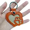 Chaveiro em Forma de Coração para Pelos de Pet Coletor Portátil de Pelos de Cachorro Nova Etiqueta de Coleira para Pet Pingente Comemorativo