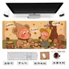 Mouse Pad Extra Grande Star Man para Uso no Escritório, Resistente à Sujeira, Antiderrapante, Borda Costurada, Mouse Pad Espesso