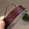 Cuerda de Cuero Encerado Importada de Corea Hilo Encerado Impermeable y Resistente al Desgaste Cordón para Colgante Cuerda de Mano Roja Wenwan Trenzada DIY Alambre Hecho a Mano