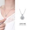 Diseño Original de Min Yue Joyería Internacional, Collar Deslumbrante de Girasol en Plata S925 para Mujer, Diseño de Lujo Ligero, Collar de Clavícula de Nicho