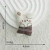 Colgante de Conejo de Tela Estilo Coreano Llavero DIY Muñeca Accesorios Encanto para Bolso Tienda Hecha a Mano Correa para Colgar Muñeca Adhesiva