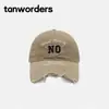 Gorra de béisbol americana retro de alta resistencia para todas las estaciones con bordado de letras, unisex, con visera curva desgastada, hace que la cara se vea más pequeña