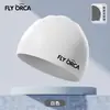 Touca de Silicone para Natação Adulto, Cor Sólida, Confortável, Não Apertada na Cabeça, Adequada para Homens e Mulheres, Tamanho Grande, Alto Valor Estético, Pode Adicionar Logo