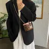 Mini bolso cruzado infantil transfronterizo modelo nuevo 2026, bolso cuadrado pequeño de alta gama con estampado de leopardo y patrón de diamantes, bolso de hombro para chica commuter