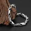Fábrica al por mayor, joyería de plata esterlina s925, versión coreana creativa de pulsera de plata tailandesa para hombres, joyería de mano con personalidad de moda.