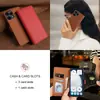 Adequado para Nothing Phone 3A lite, capa de celular em couro com sensação de pele, capa flip, porta-cartões, suporte, anti-queda, estilo executivo