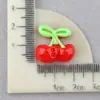 Material de Dibujos Animados DIY Pinza de Pato Pinza de Cereza Hecha a Mano Accesorios de Resina de Una Palabra Accesorios de Pegamento de Crema Accesorios para el Cabello Accesorios para el Peinado