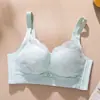 Nuevo sujetador transpirable de copa fina perforada, no magnético, sin varillas, cómodo, transpirable, encaje sin costuras, lencería ajustable