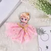 Acessórios de broche decorativos de princesa em tecido fofo, acessórios têxteis de gatinho e cereja, acessórios de vestuário feitos à mão, patches de tecido