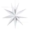 Estoque Disponível de Estrelas de Papel de Nove Pontas de 30cm para Pendurar, Decorações de Festa de Natal, Decorações de Vitrine de Shopping Centers para Educação Infantil