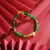 Nueva pulsera de ruyi de oro y arena de estilo chino, temperamento ligero, lujo Joker, accesorios de alta gama, joyería, accesorios Yiwu al por mayor