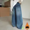 Pantalones Vaqueros de Otoño e Invierno para Niñas 2026 Nuevo Estilo Casual Niña Estilo Coreano Niños Medianos y Grandes Acolchados con Forro Polar Pierna Ancha Engrosados con Bolsillos