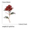 Europa e Estados Unidos mais vendidos todos os jogos de liga completa diamante rosa broche temperamento roupas femininas de alta qualidade corsage joias pinos